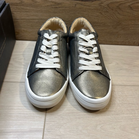 Frye Shoes - Frye Kerry Low Lace Sneaker Pewter Metallic